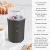 image:imageMarthaStewart ElectricCoffee amp Spice GrinderDual 25oz RemovableBowls StorageLidsStainless Steel BladesOne Touch Pulse Control2in1CompactBeans amp Spices Herbsamp Nuts Linen CreamCaviar Gray